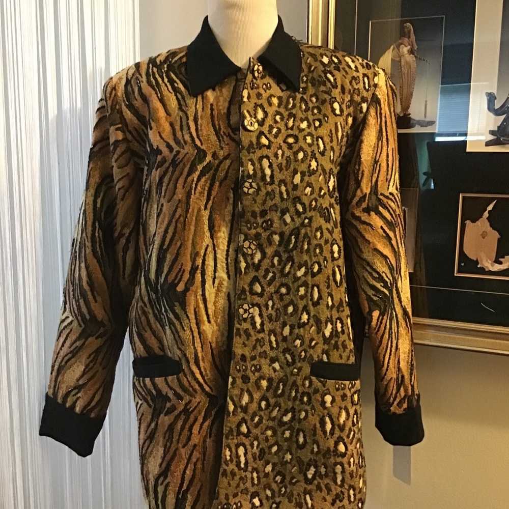 Brownstone Studio Animal Print Jacket